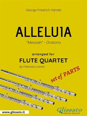 cover image of Alleluia--Flute Quartet set of PARTS